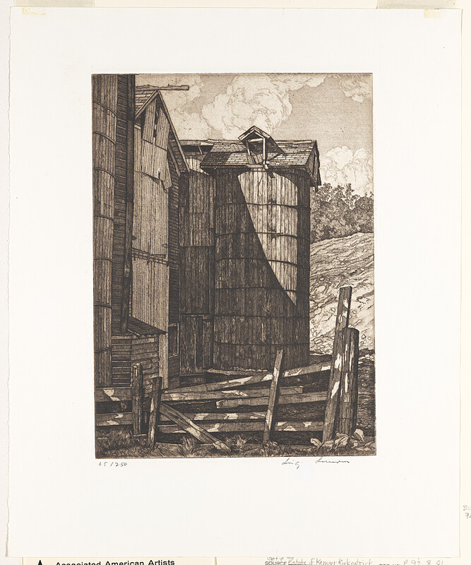 Enveloping Shadows, Luigi Lucioni, 1965