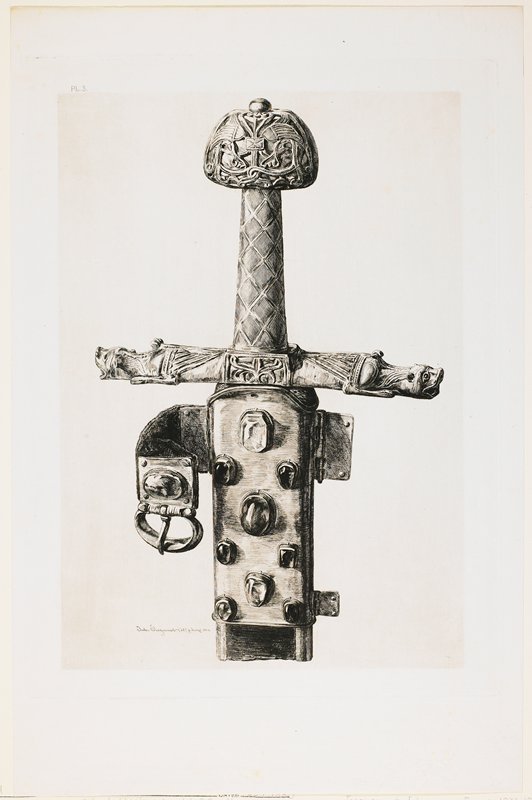 Epée de Charlemagne, Jules Ferdinand Jacquemart, 1864