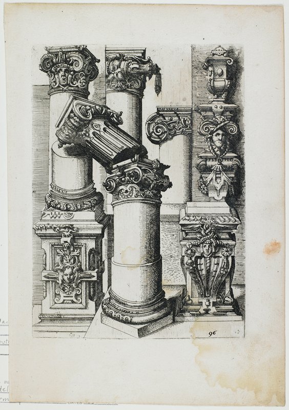 The Ionic Order, Wendel Dietterlin, c. 1593