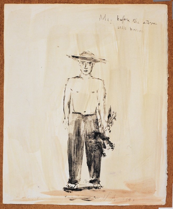 Study for May - Before the Storm, Still Human, Nicolas Africano, 1990