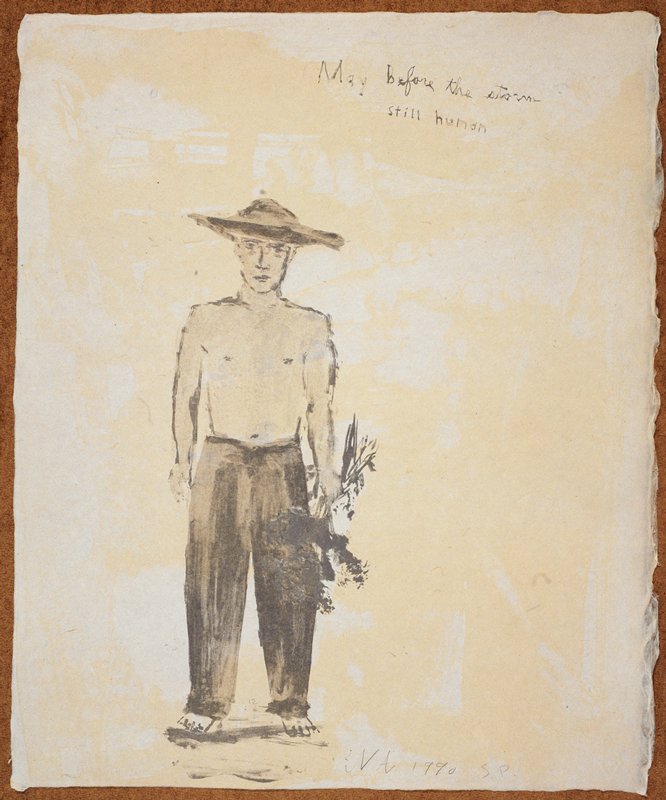 Study for May - Before the Storm, Still Human, from the Portfolio Lilacs and Smoke, Nicolas Africano, 1987–90