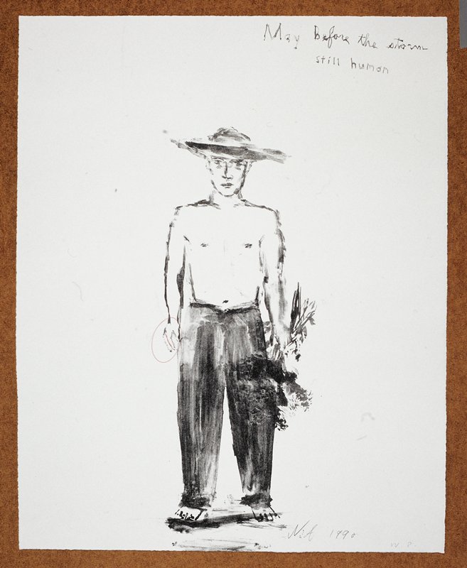 Study for May - Before the Storm, Still Human, from the Portfolio Lilacs and Smoke, Nicolas Africano, 1987–90