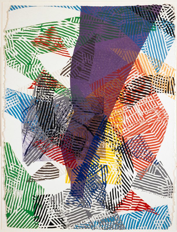 Running Naked, Sam Gilliam, 1991