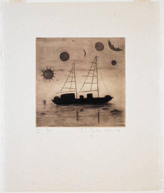 Untitled (II) (Sailboat at anchor), T.L. Solien, 1985–90