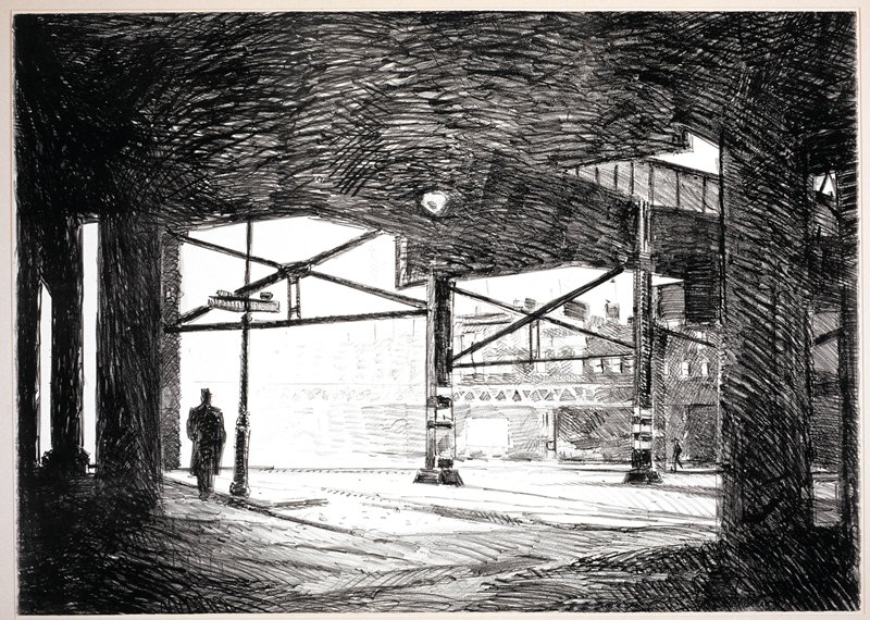 Under the El II, Duncan Hannah, 1991