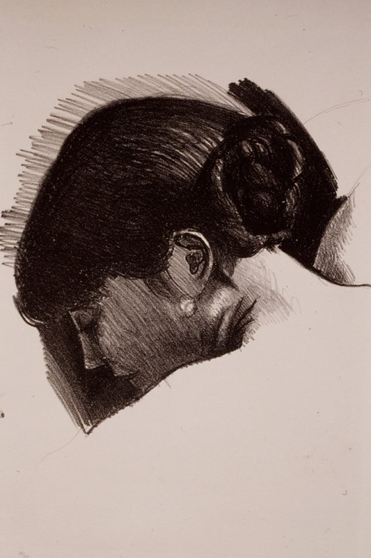 Brune au chignon, André Derain, 1927