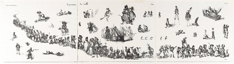 La Procession du diable, Paul Gavarni, 1831