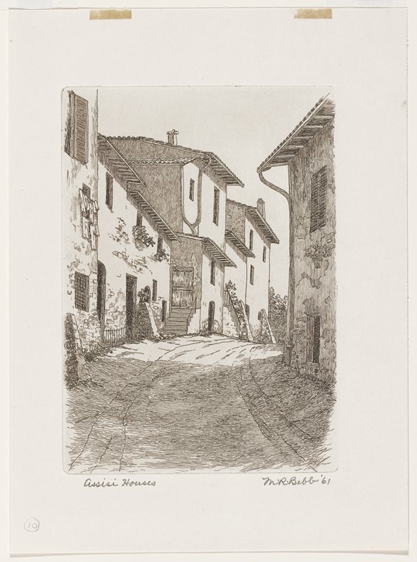 Assissi Houses, Maurice R. Bebb, 1961