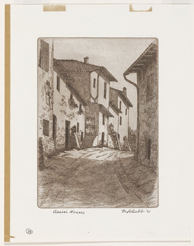 Assissi Houses, Maurice R. Bebb, 1961