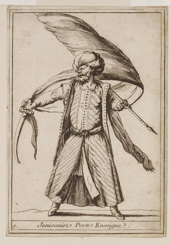 Janissaire Porte Enseigne, François Silvestre, c. 1650