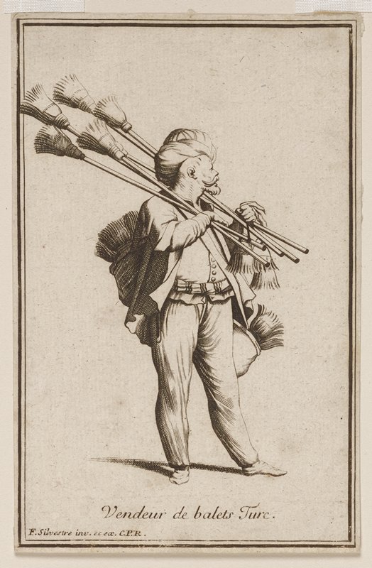 Vendeur de balets Turc, François Silvestre, c. 1650