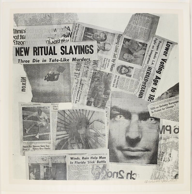 Features from Currents 62, Robert Rauschenberg, 1970