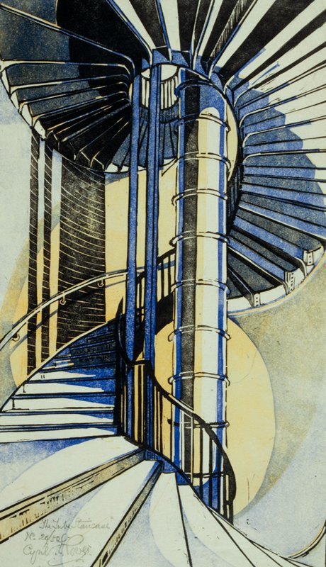 The Tube Staircase, Cyril E. Power, 1929