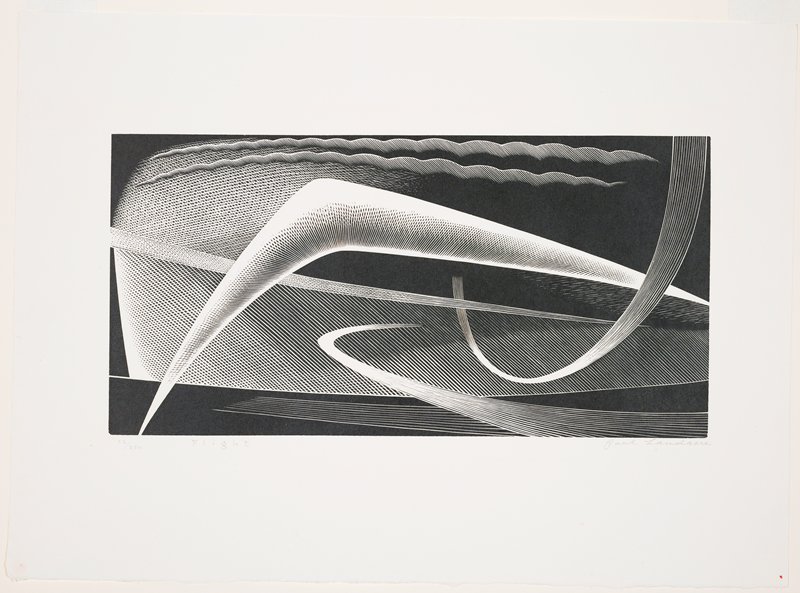 Flight, Paul Landacre, 1954