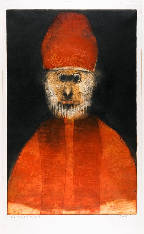 The Cardinal (El Cardenal), Mauricio Lasansky, 1964