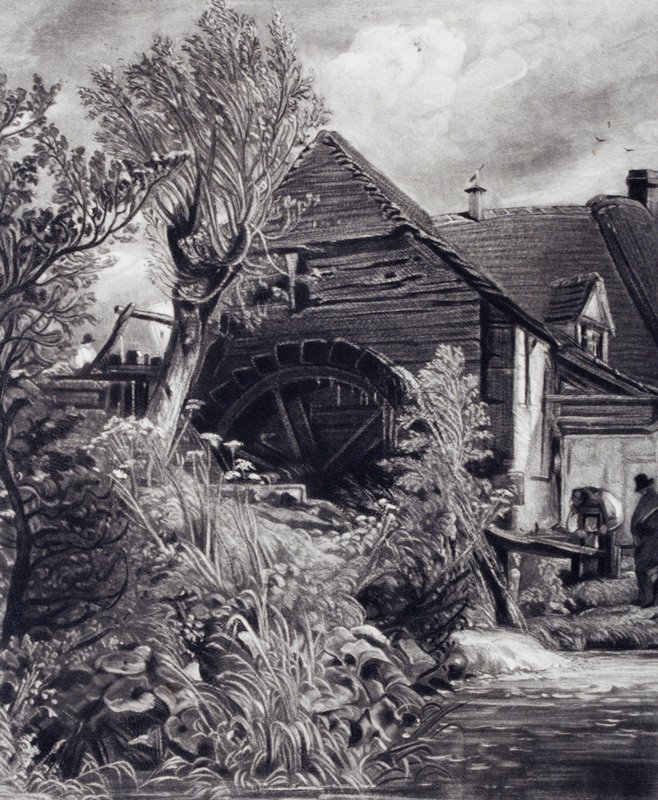 Gillingham Mill, Dorsetshire, John Constable, 1830–55