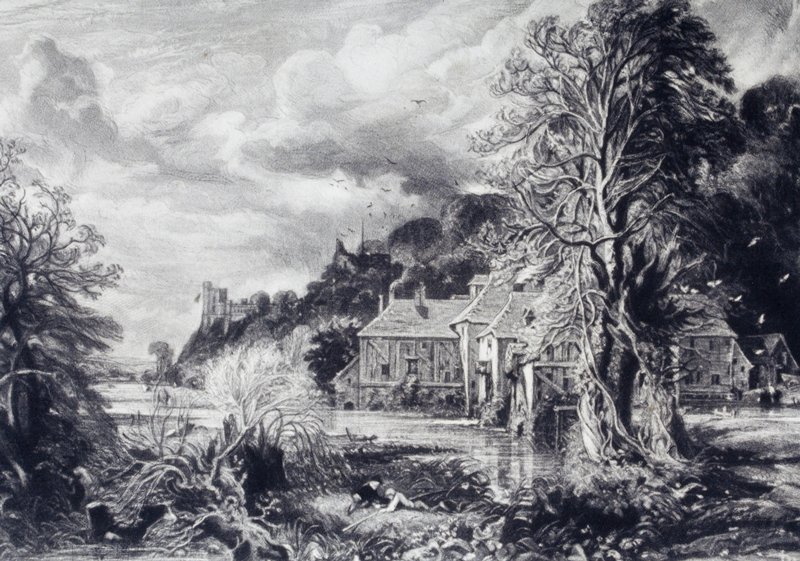 Arundel Mill and Castle, John Constable, 1830–55