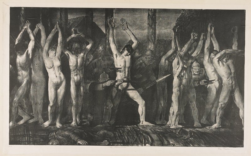 The Barricade No. 2, George Bellows, 1918