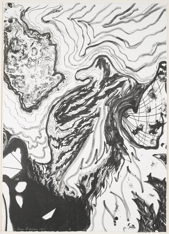 Untitled (Fire Vase), Bruce Anderson, 1989