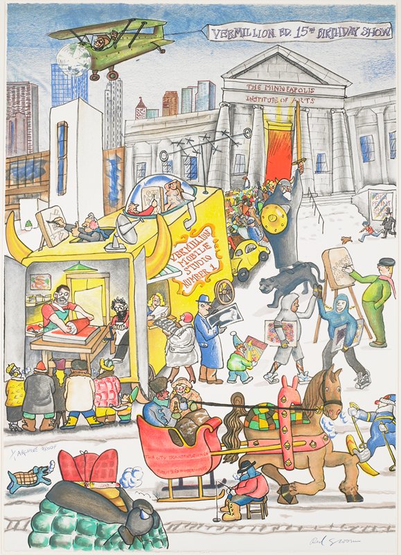 Sno Show I, Red Grooms, 1991
