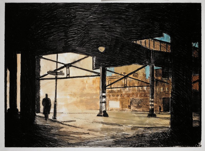 Under the El, Duncan Hannah, 1990