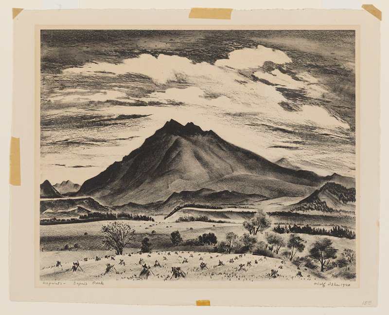 Sopris Peak, Adolf Dehn, 1940