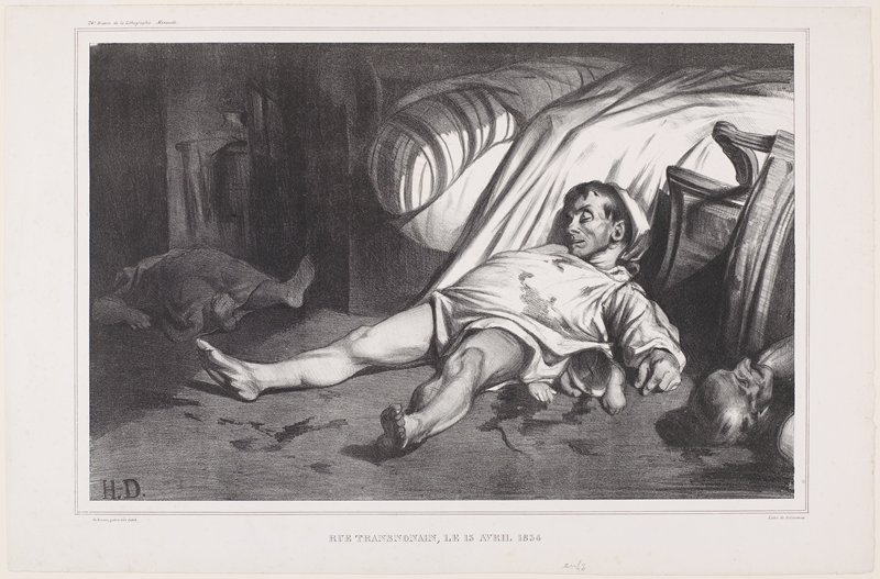 Rue Transnonain, le 15 Avril, 1834, Оноре Домье, 1834
