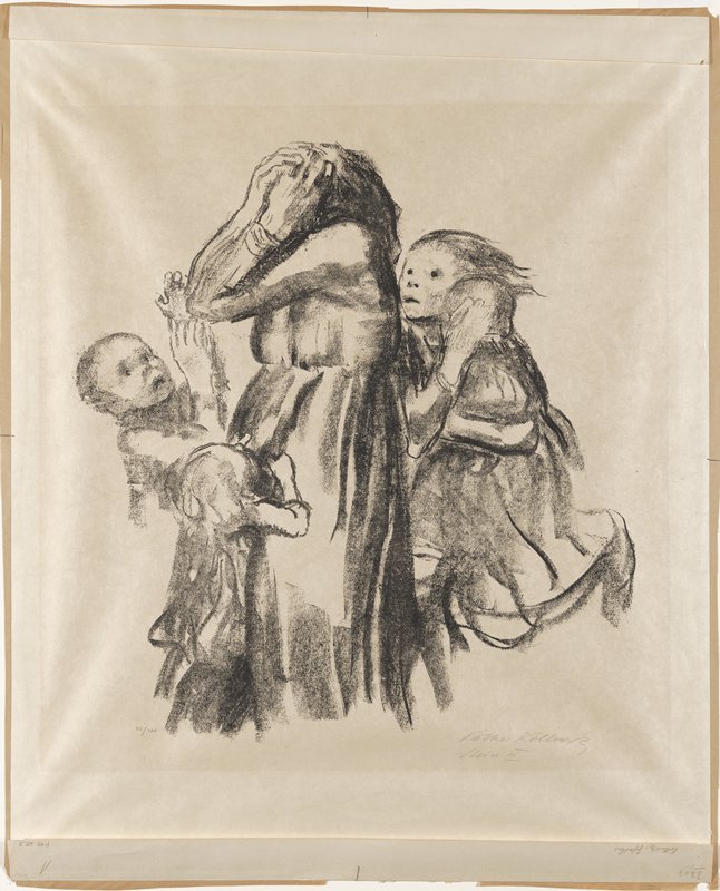 Fallen, Käthe Kollwitz, 1921