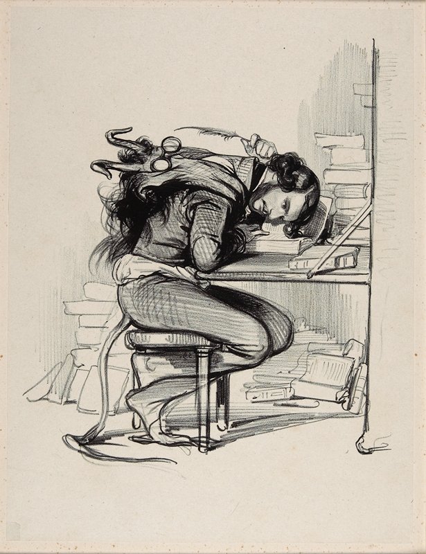 Emile Forgues (Old Nick), Paul Gavarni, 19th century