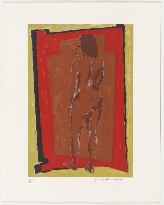 Untitled (Standing Female Nude), Lois Mailou Jones, 1996