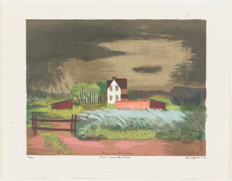 Pine County Farm, Clement Haupers, 1936