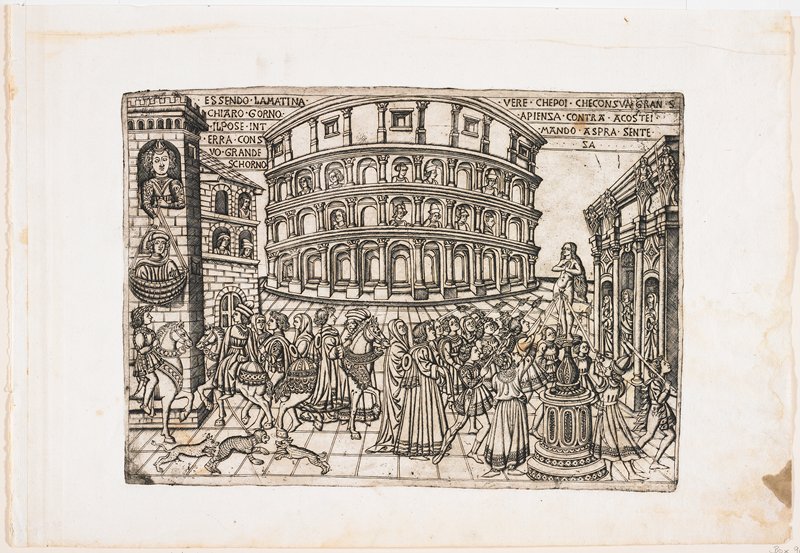 Virgil the Sorcerer, Attributed to Baccio Baldini, c. 1460–63