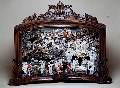 Nativity scene (belén or presépio), Probably Spain, 18th century