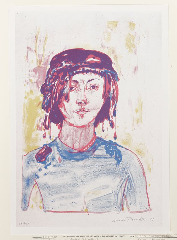 Untitled (Female Figure), André Thomkins, 1979
