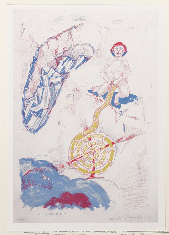 Pissnake, André Thomkins, 1979