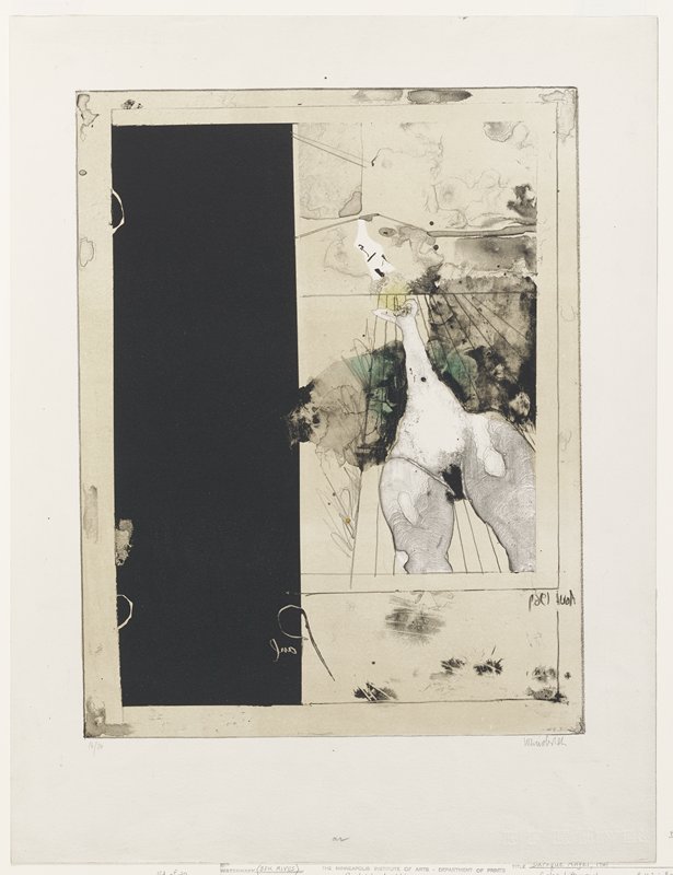 Baroque Angel, Paul Wunderlich, 1961