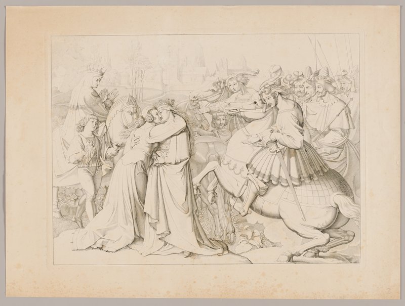 Abenteure von den Niebelungen, After Peter von Cornelius, 1817