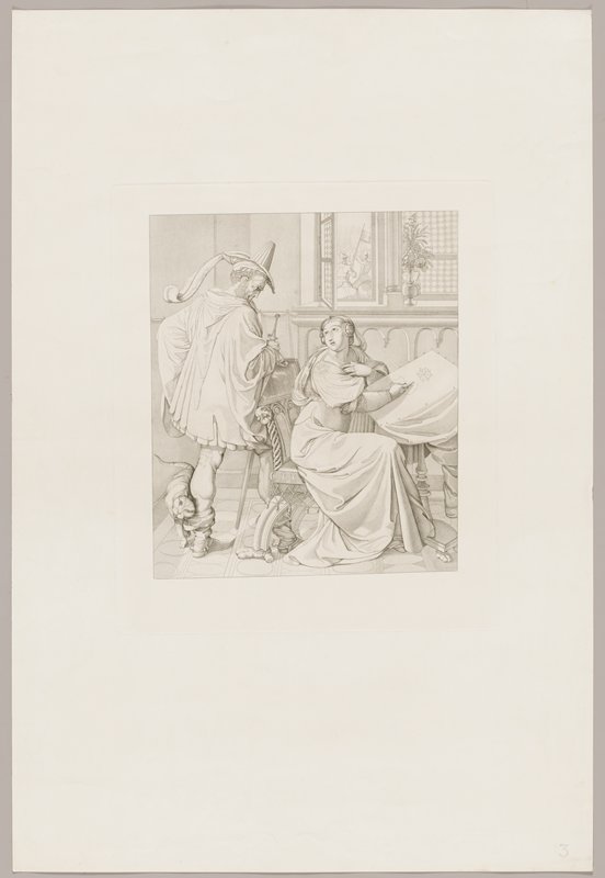 Abenteure von den Niebelungen, After Peter von Cornelius, 1817