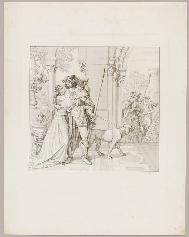 Abenteure von den Niebelungen, After Peter von Cornelius, 1817
