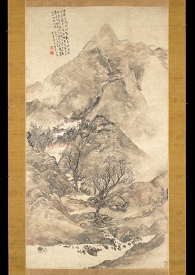 Early Spring Landscape, Cai Jia, 1752