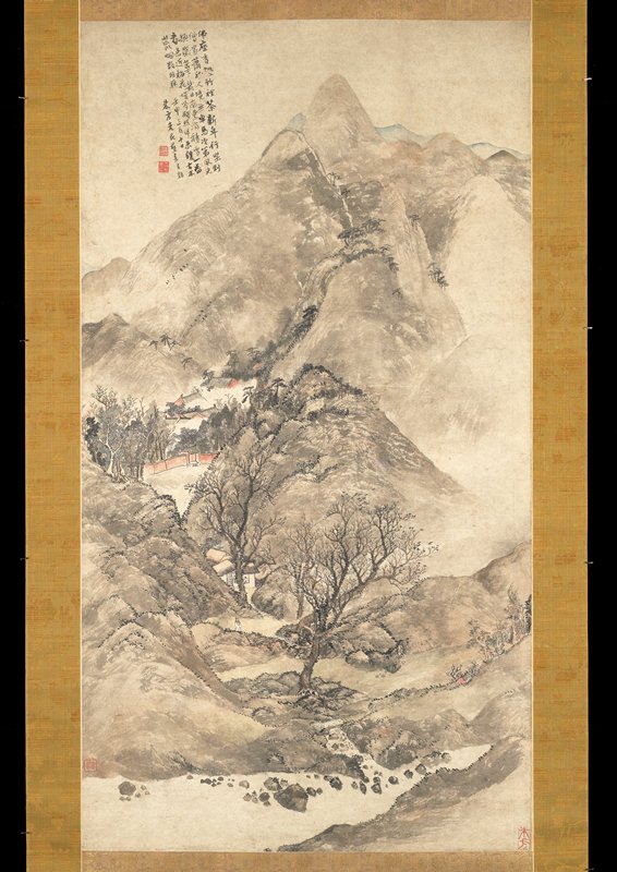 Early Spring Landscape, Cai Jia, 1752
