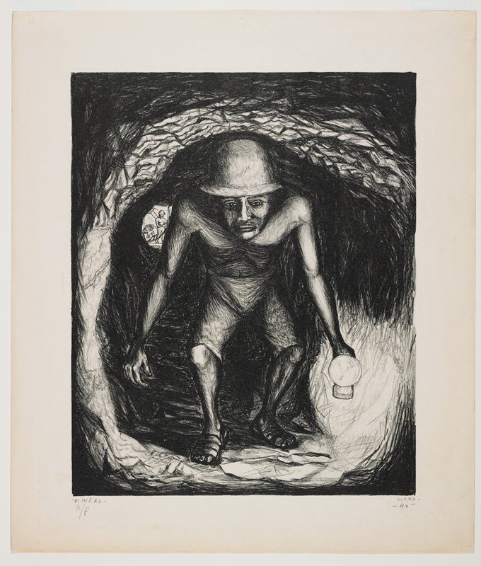 El Obrero de Mina de Plata, Francisco Mora, 1946
