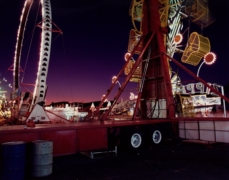 Zipper, Midway, Minnesota State Fair, James May, 1982