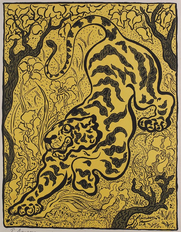 Tigre dans les jungles (Tiger in the Jungle), Paul Ranson, 1893