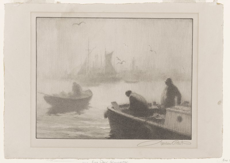 Fog Over Gloucester, Gordon Grant, 1941
