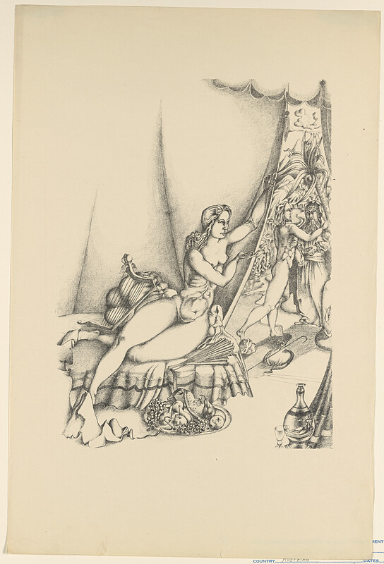 God Warning Adam, Albert Paris von Gütersloh, 1924