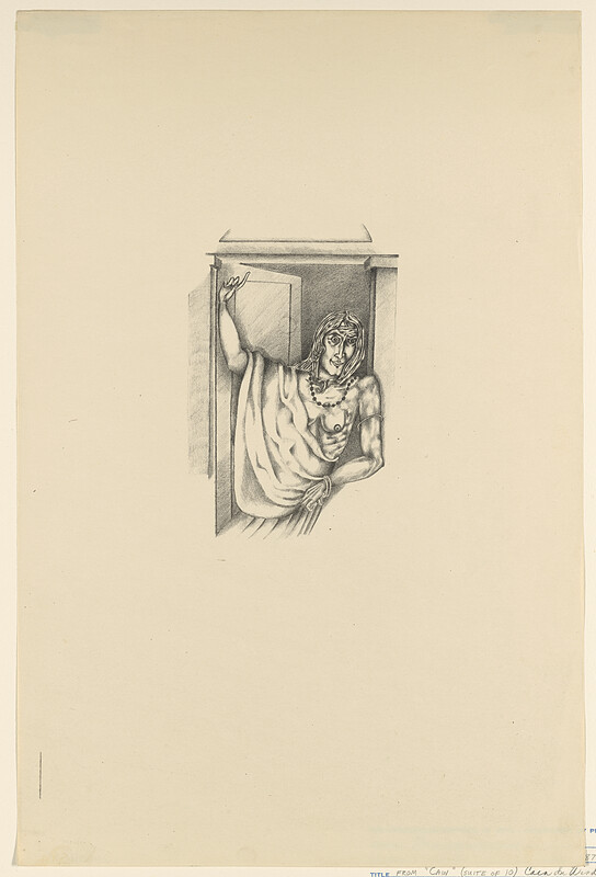 Cain in Window, Albert Paris von Gütersloh, 1924
