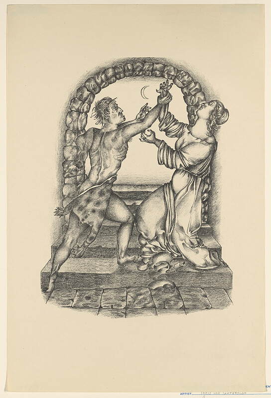 Cain and Eve, Albert Paris von Gütersloh, 1924