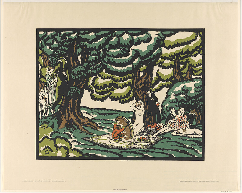 Ein schöner Sommertag, Ferdinand Michl, 1922