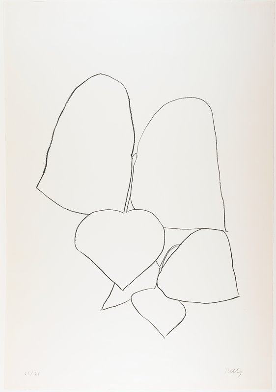 String Bean Leaves III, Ellsworth Kelly, 1965–66